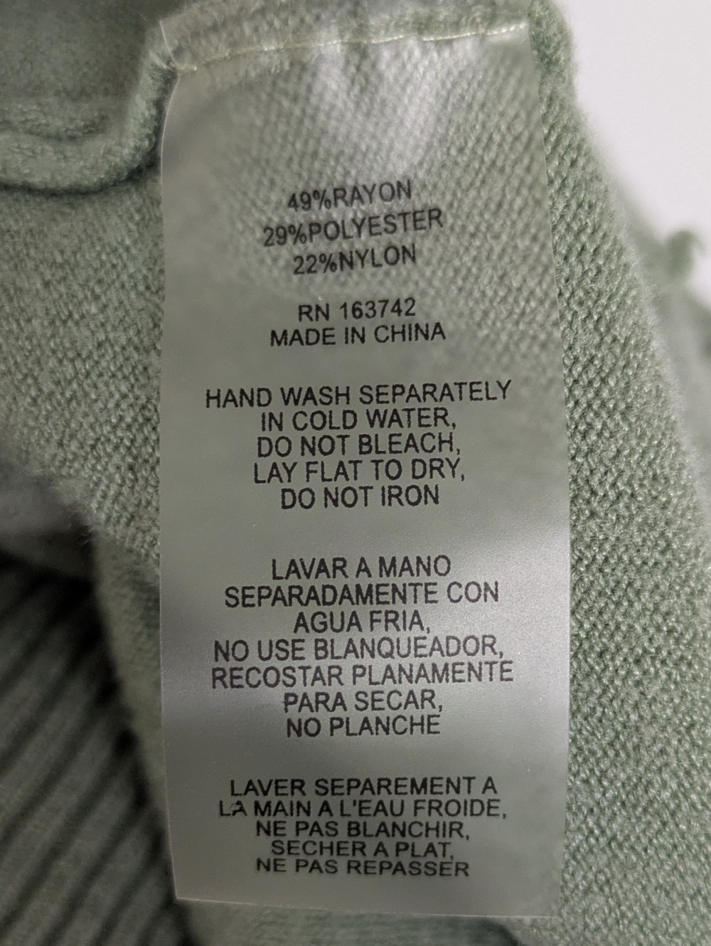 Aaeda Daisy Flower Cottagecore Open Front Cardigan Medium Sage Green - Picture 6 of 6